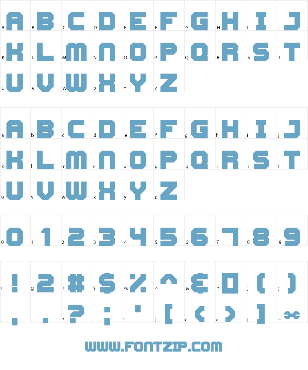 Cyberspace Raceway Back Font Character